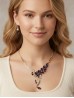 Fashion Rhinestone and Beads Necklace and Earrings Set Fashion Rhinestone and Beads Necklace and Earrings Set